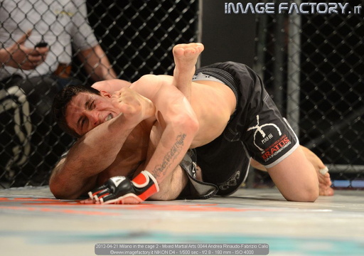 2012-04-21 Milano in the cage 2 - Mixed Martial Arts 0044 Andrea Rinaudo-Fabrizio Calio